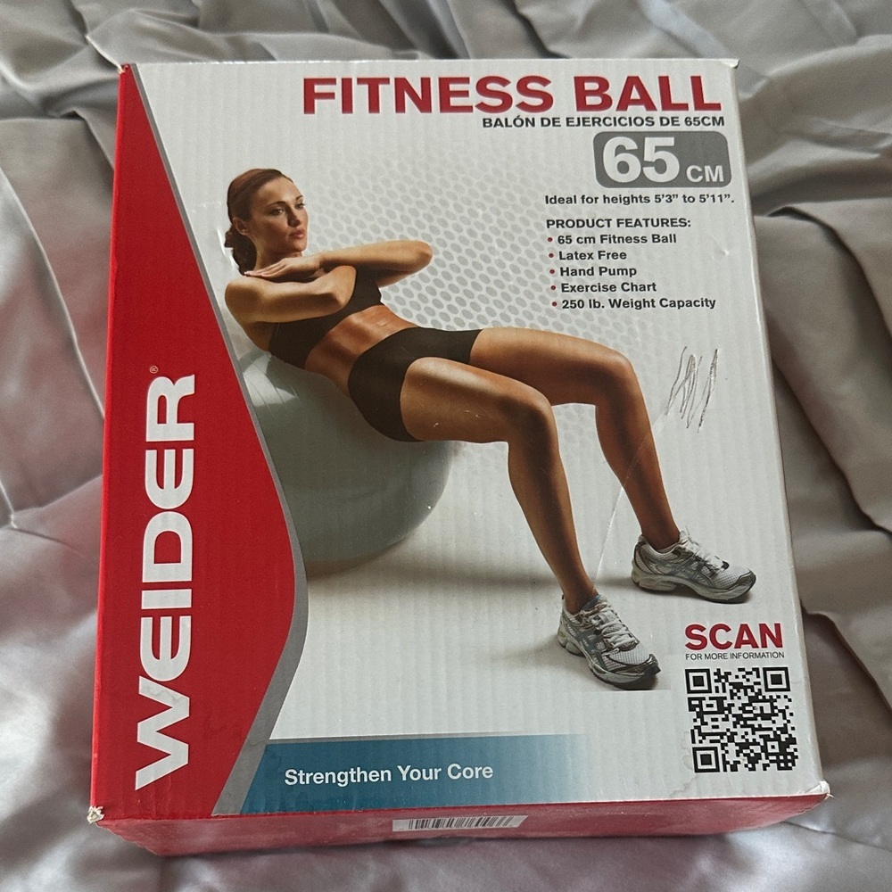 Silver Fitness Ball